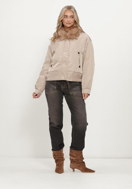 Beige NUKUS Gewatteerde jas PAULA JACKET - large