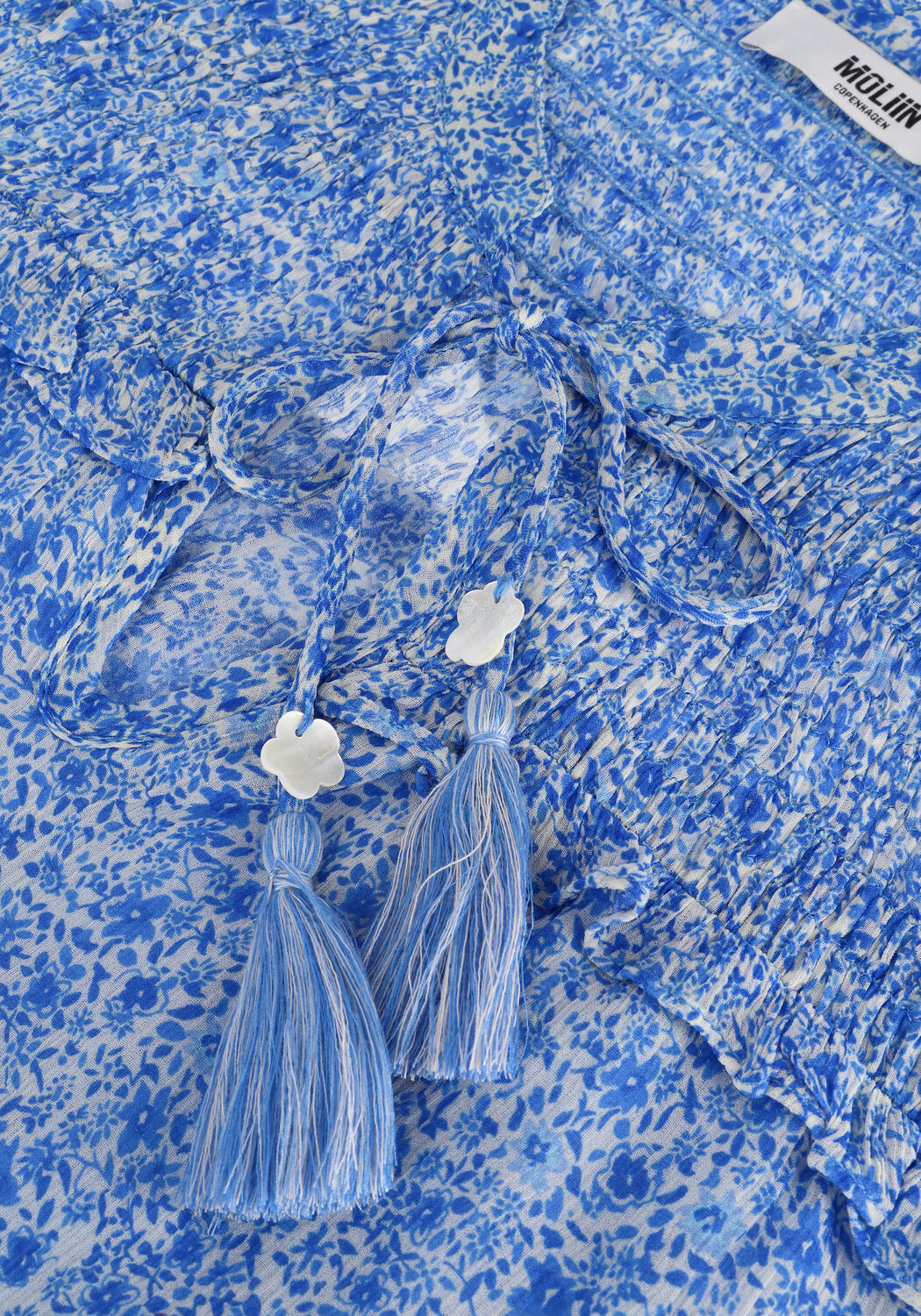 Blauwe MOLIIN Blouses ARIEL - large