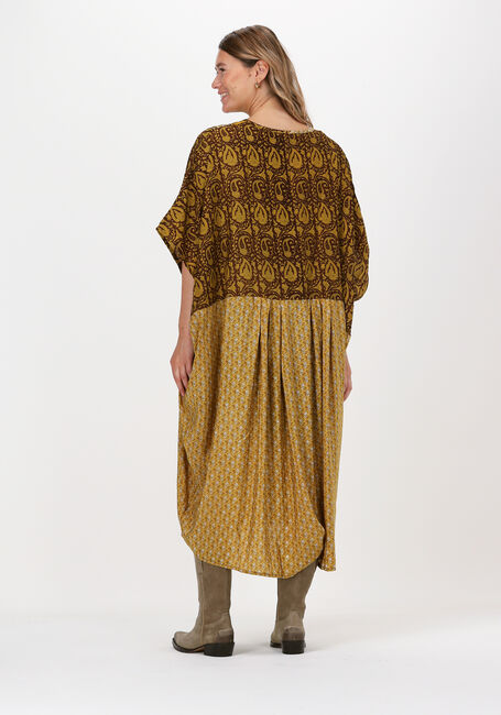 Gele SISSEL EDELBO Maxi jurk MADONNA MIX CAFTAN - large