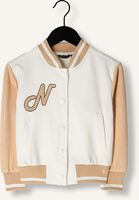 Ecru NONO Jack DARSY GIRLS VARSITY SWEAT JACKET WHITE Ecru NONO Jack DARSY GIRLS VARSITY SWEAT JACKET WHITE - medium
