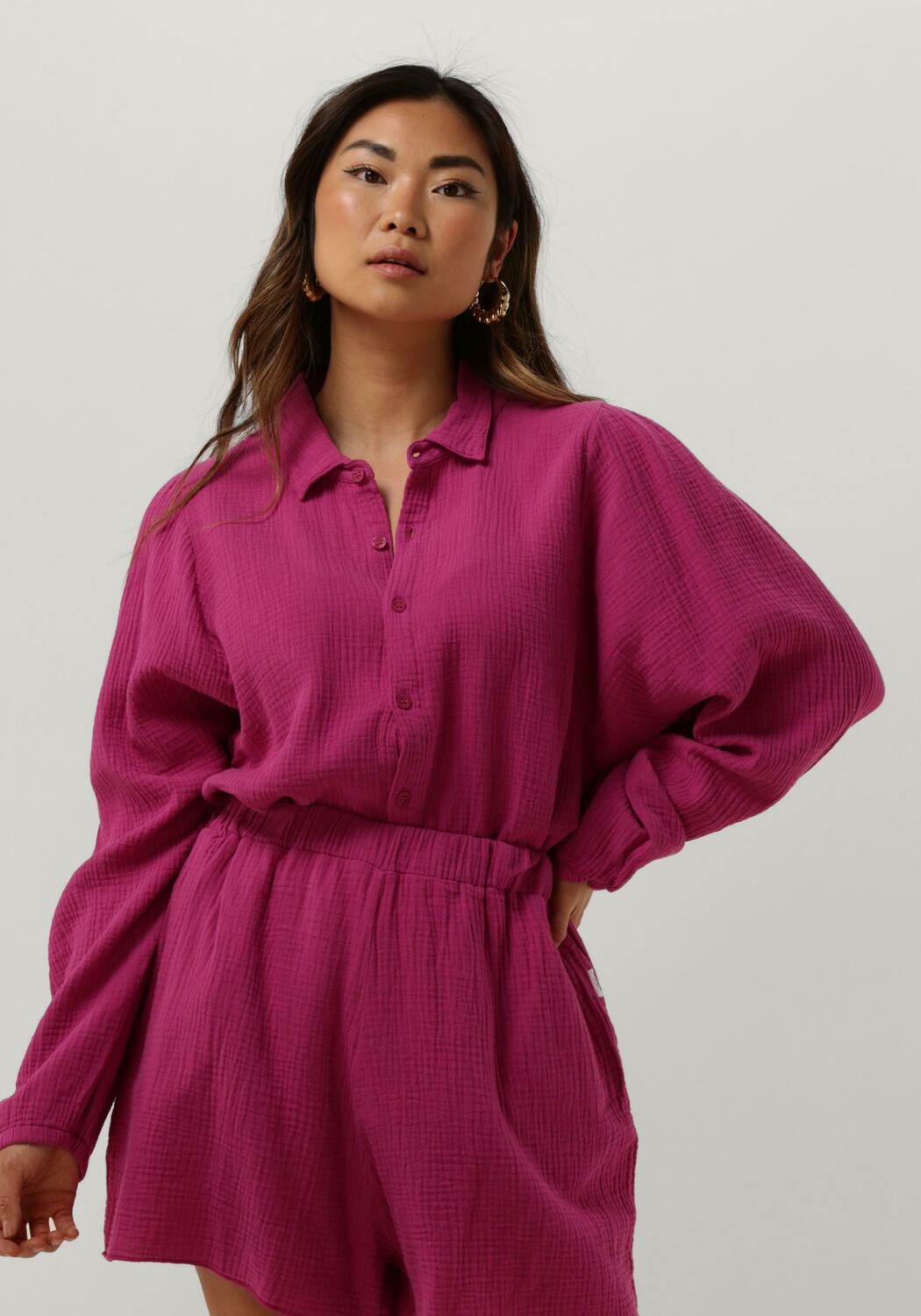 PENN & INK Dames Blouses Blouse Roze