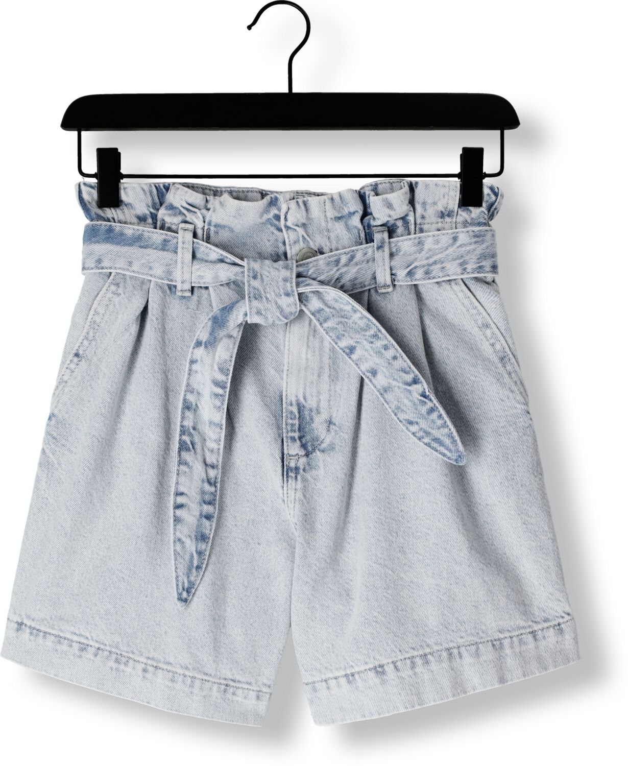 CATWALK JUNKIE Dames Jeans Denim Short Comfortable Waist Lichtblauw