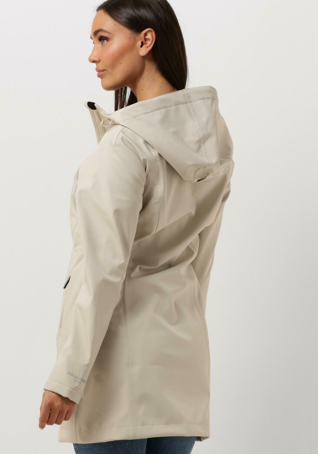 Beige regenjas sales