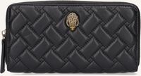 Zwarte KURT GEIGER LONDON Portemonnee ZIP AROUND WALLET EAGLE - medium
