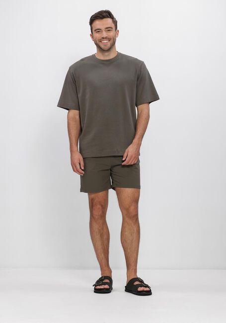 Groene PROFUOMO T-shirt T-SHIRT CREW NECK HEAVY COTTON - large