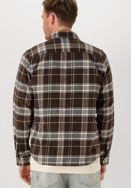 Taupe LES DEUX Overshirts LENNON CHECK OVERSHIRT - large