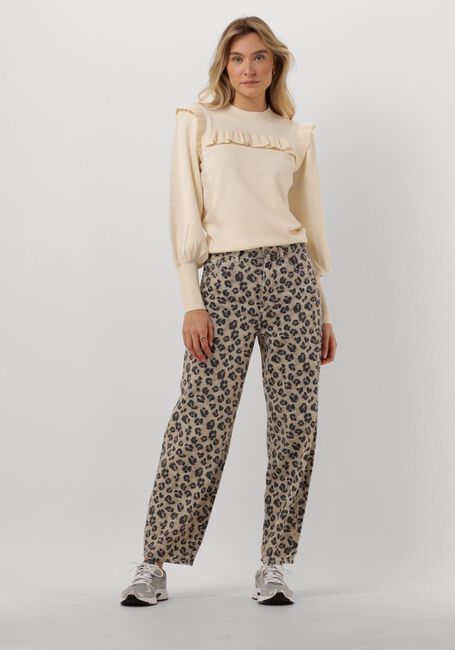 Beige Y.A.S. Trui YASJUM LS KNIT PULLOVER - large