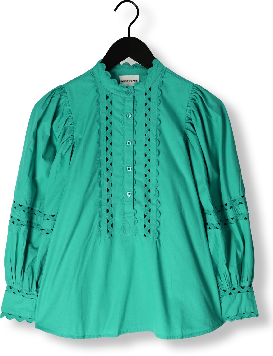 ANTIK BATIK Dames Blouses Rodo Blouse Turquoise