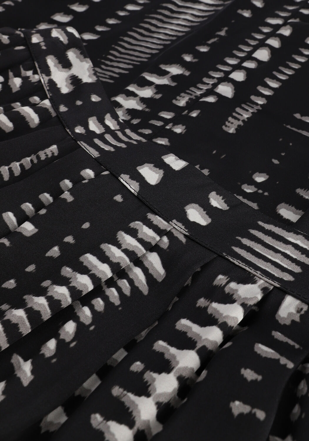 Zwarte SIMPLE Midirok WOVEN SKIRT - large