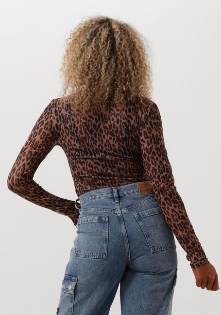 Bruine OBJECT Top OBJNINNA SENI LS SLI MESH TOP E DIV - large