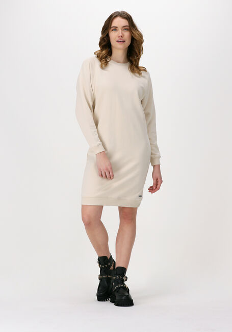 Ecru SHABBIES Mini jurk SHC0001 SWEAT DRESS - large
