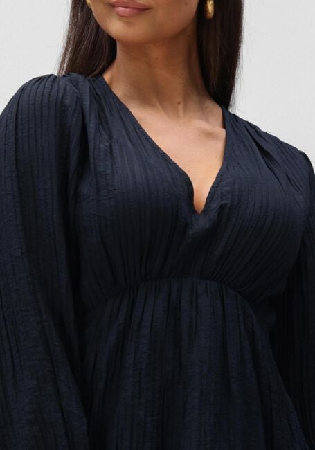 Donkerblauwe NEO NOIR Maxi jurk SILFI CREPE DRESS - large