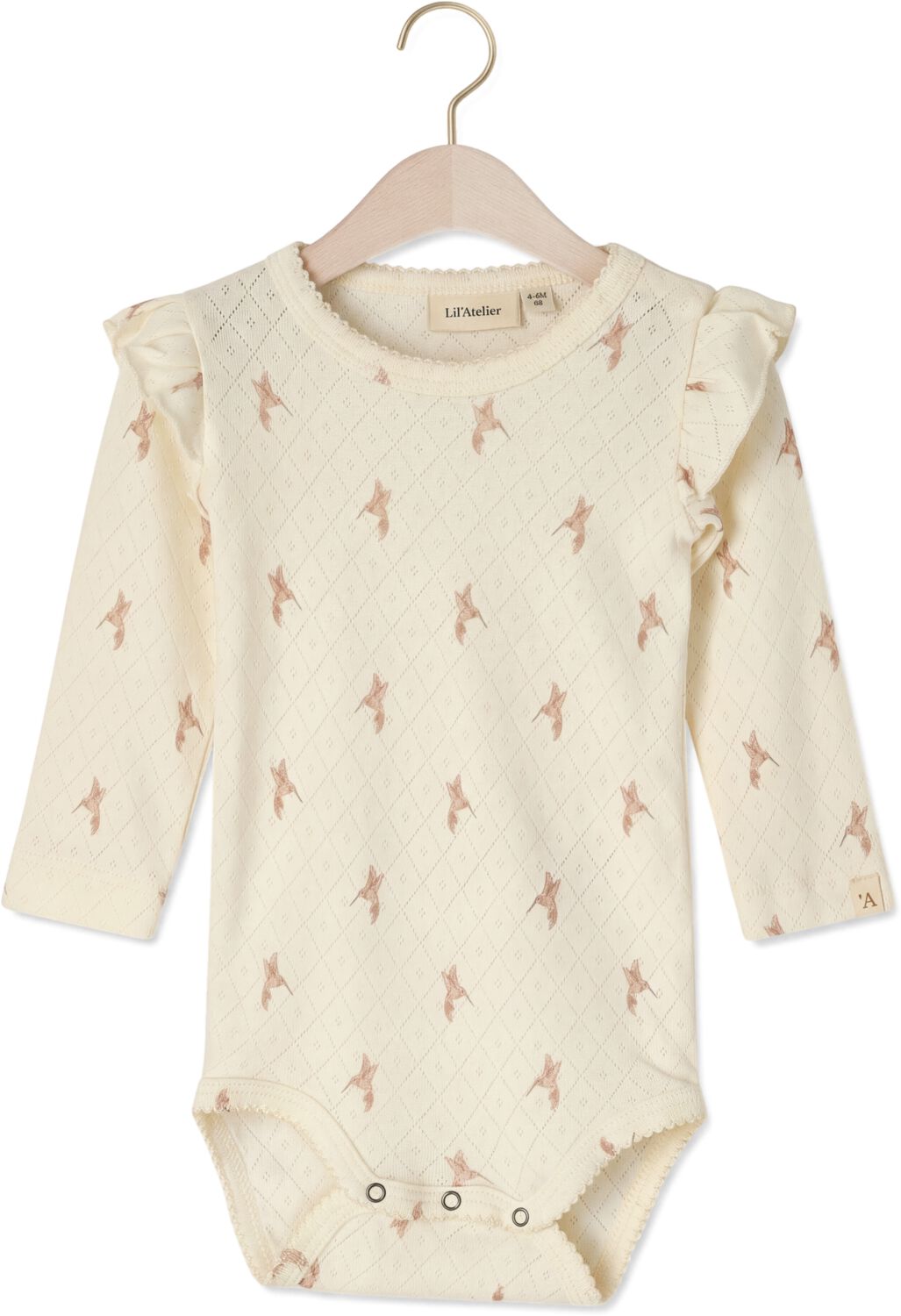 LIL' ATELIER Baby Boxpakken Nbfrachello Tyl Ls Slim Body Hea Lil Creme