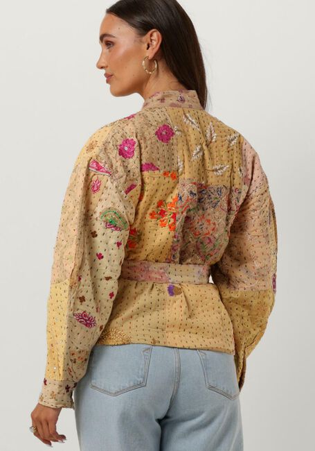 Oranje SISSEL EDELBO Kimono AURORA EMBROIDERY PATCHWORK JACKET - large