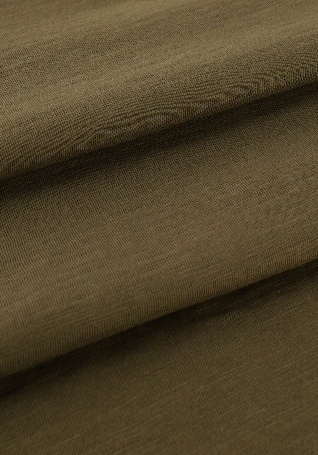 Groene DSTREZZED T-shirt STEWART ORGANIC SLUB JERSEY - large