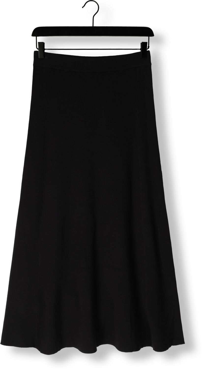 Y.A.S. Dames Rokken Yasfonny Hw Ankle Knit Skirt Zwart