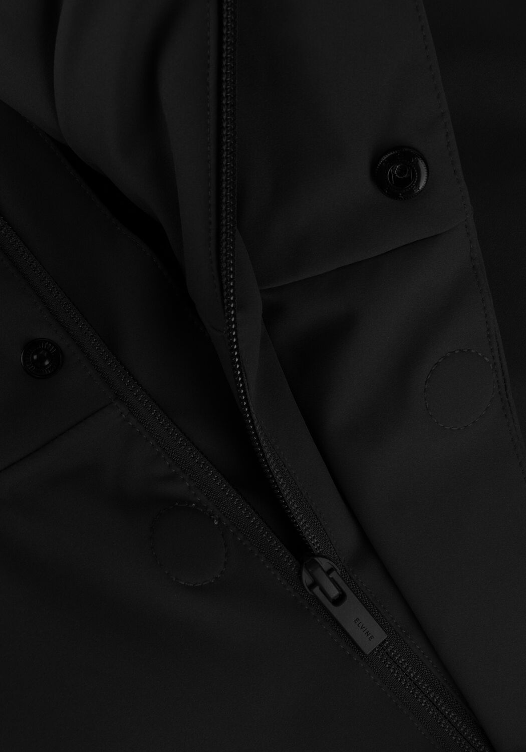 Zwarte ELVINE Gewatteerde jas JEFFREY - large