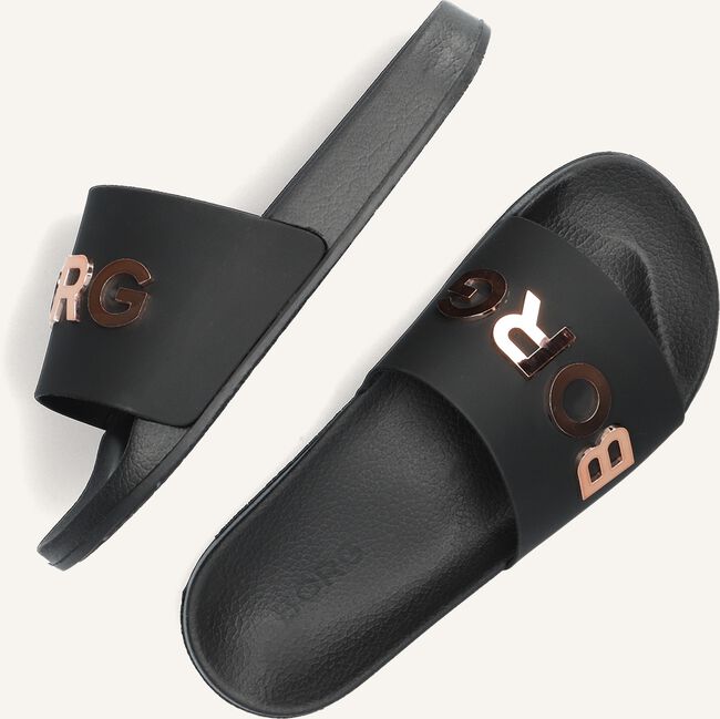 Zwarte BJORN BORG Badslippers KNOX MLD MET K Zwarte BJORN BORG Badslippers KNOX MLD MET K - large