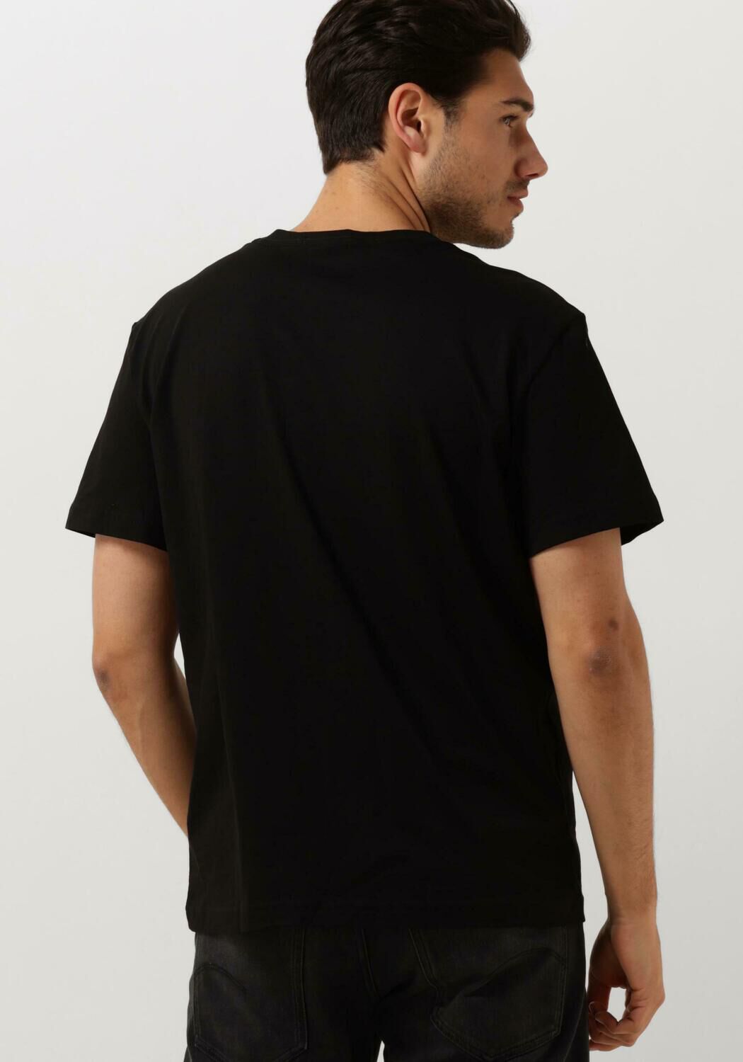 CALVIN KLEIN Heren Polo's & T-shirts Ck Embro Badge Tee Zwart