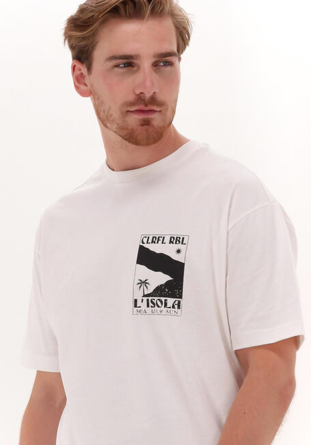 Witte COLOURFUL REBEL T-shirt L'ISOLA BASIC TEE - large