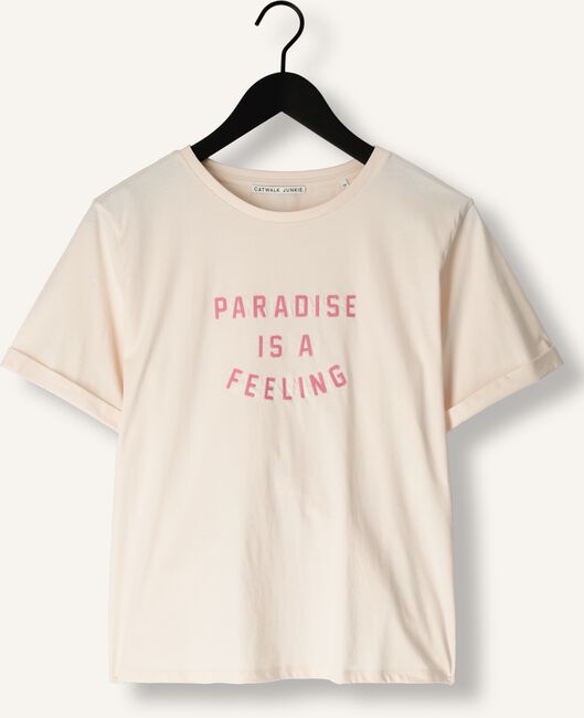 Roze CATWALK JUNKIE T-shirt RELAXED ROLLED-UP SLEEVE TEE Roze CATWALK JUNKIE T-shirt RELAXED ROLLED-UP SLEEVE TEE - large