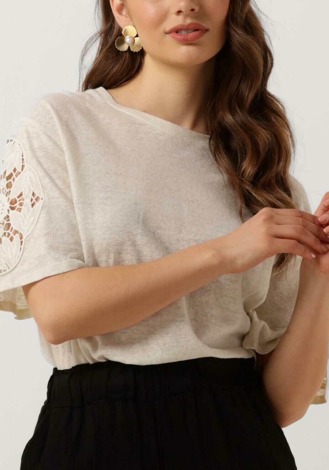 NUKUS Dames Tops & T-shirts Berta Shirt Ecru
