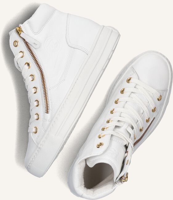 Witte PAUL GREEN Hoge sneakers 4024 Witte PAUL GREEN Hoge sneakers 4024 - large