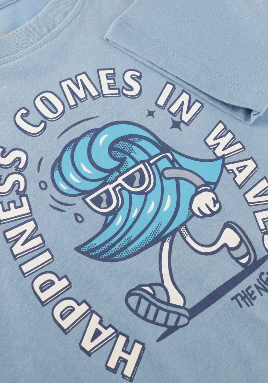 Blauwe THE NEW Polo / T-shirt TNSTSEATON - large