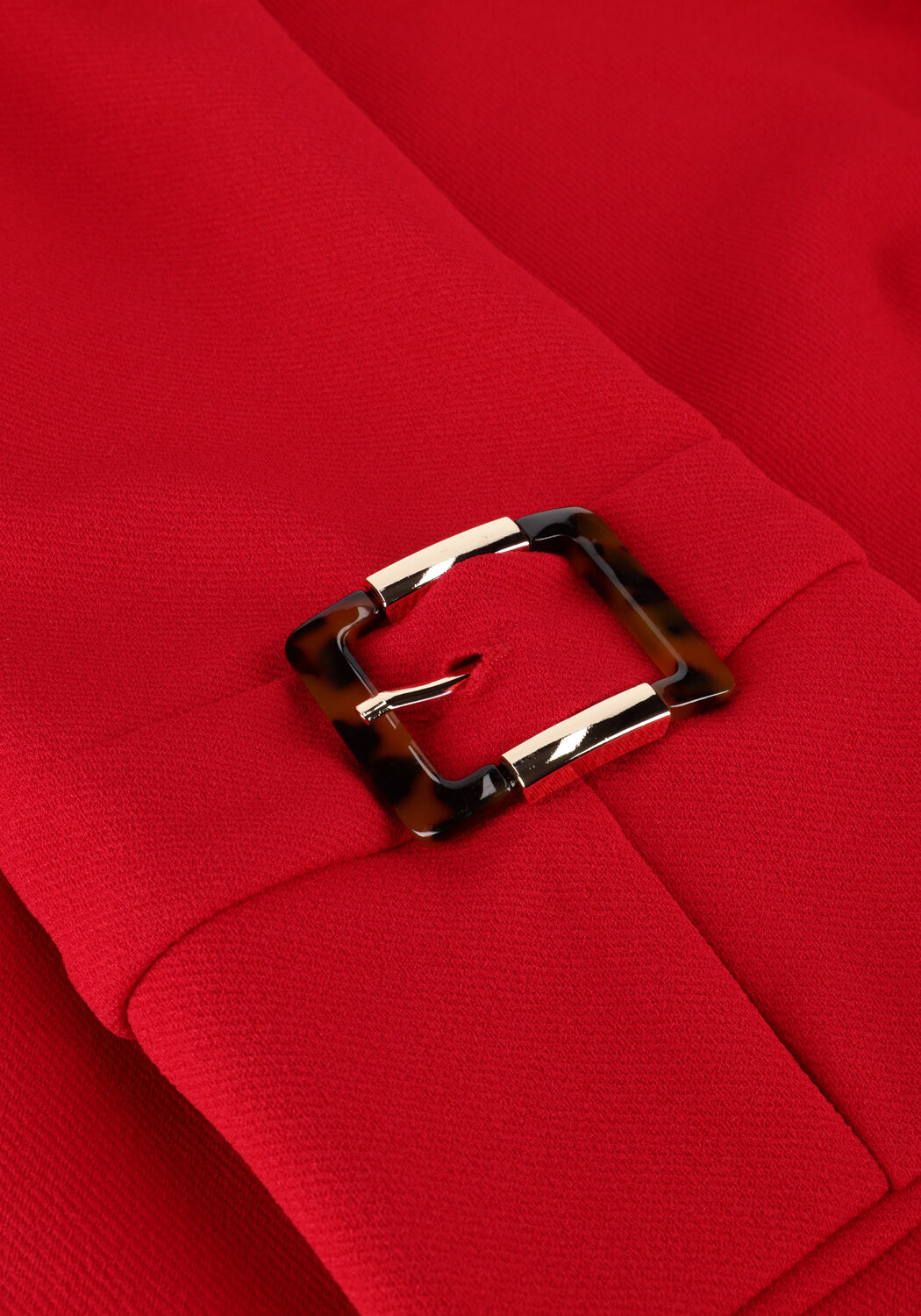 Rode ANA ALCAZAR Mini jurk DRESS BUCKLE - large