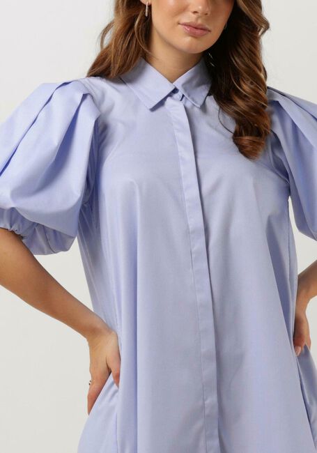Blauwe EST'SEVEN Mini jurk EST’POPLIN DRESS VIN - large