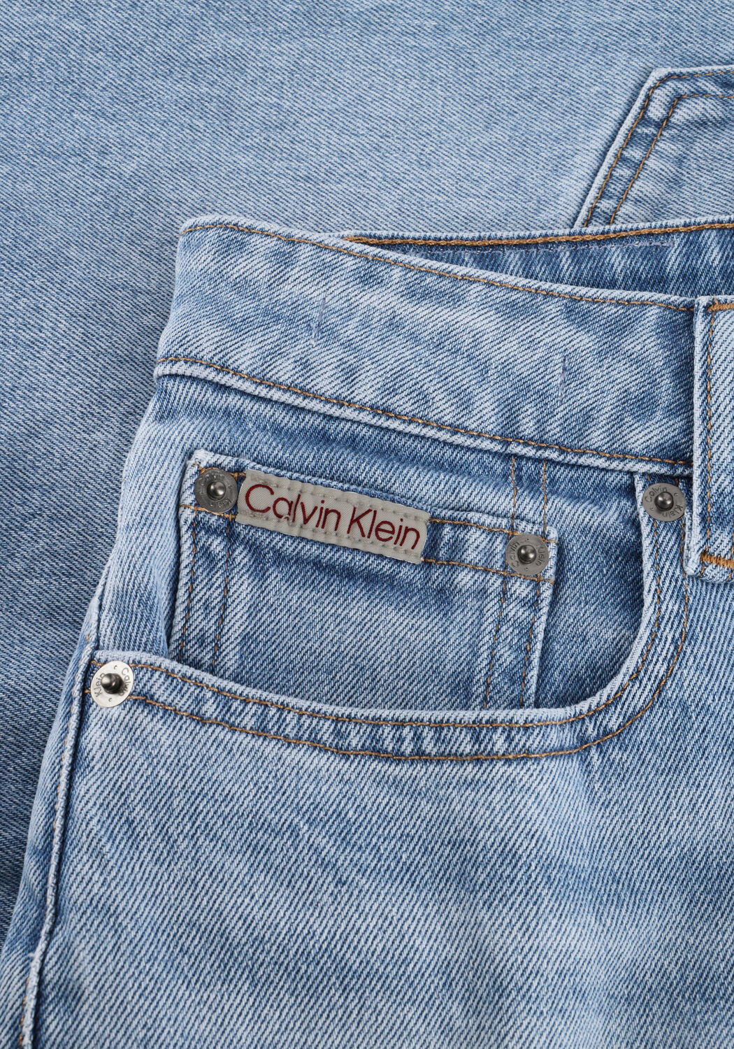 Blauwe CALVIN KLEIN Mom jeans NEW MOM JEAN - large