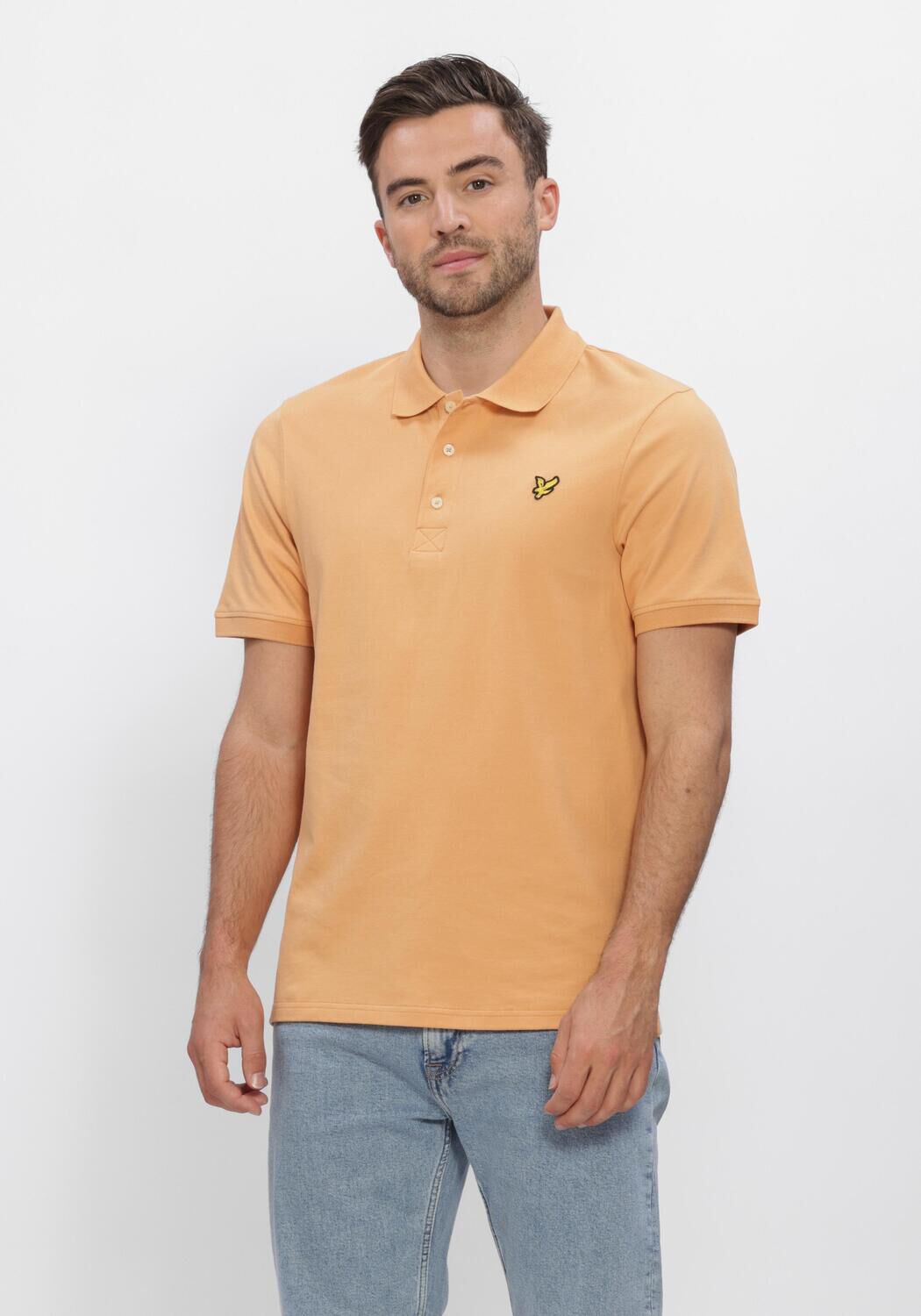 Oranje LYLE & SCOTT Polo PLAIN POLO SHIRT - large