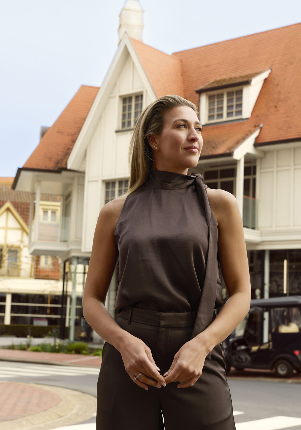 Bruine OMODA ATELIER Top OM-DESIRE X BO - large