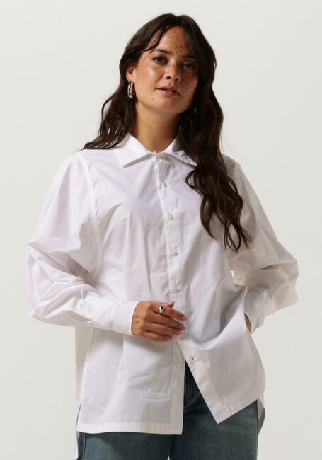 Witte VANILIA Blouse POPLIN LACES SHIRT - large