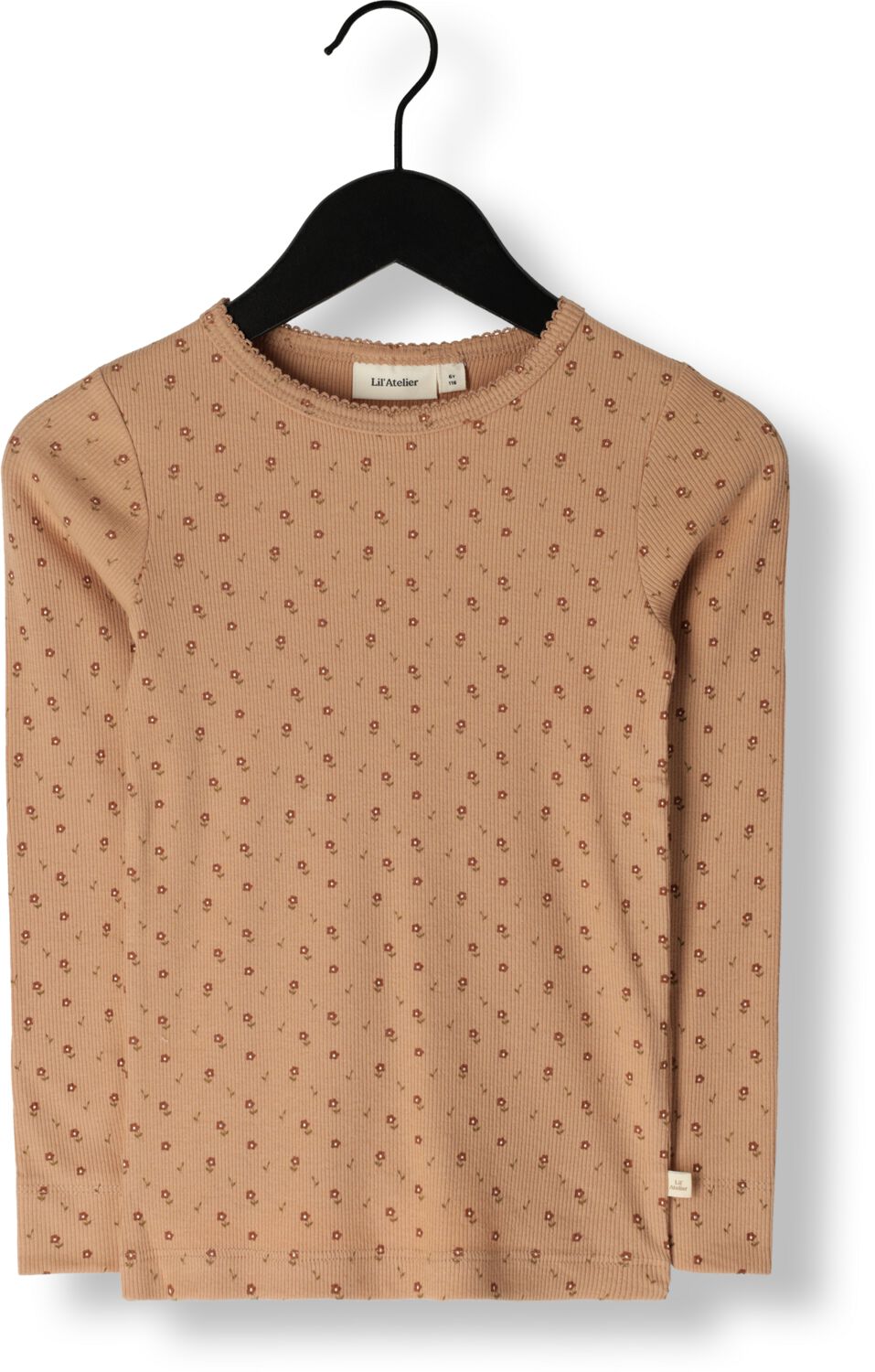 LIL' ATELIER Meisjes Tops & T-shirts Nmfgago Ls Slim Top Decem Nude
