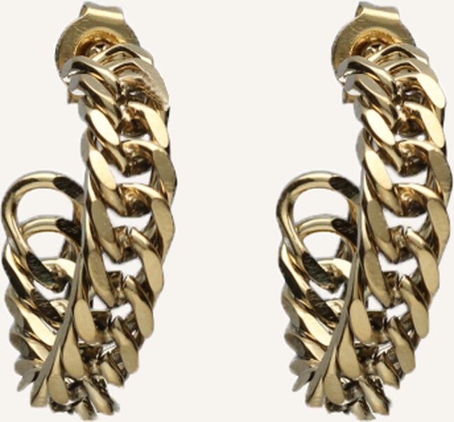 Goudkleurig NOTRE-V Oorbellen OORBEL SCHAKEL ROND Goudkleurig NOTRE-V Oorbellen OORBEL SCHAKEL ROND - large