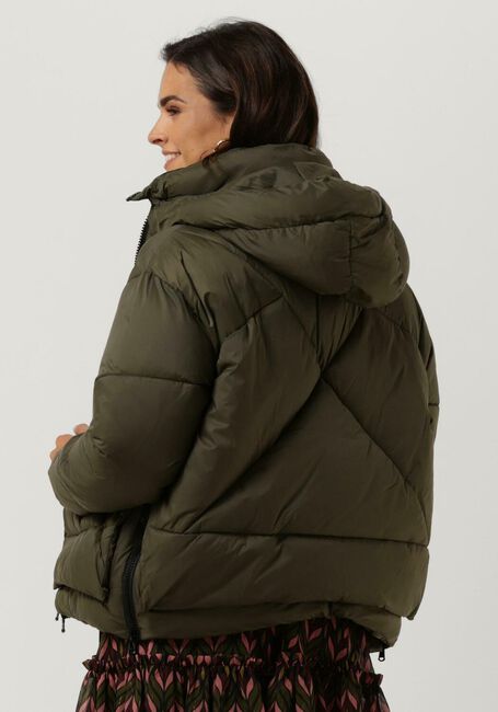 Olijf CANADIAN Gewatteerde jas EUGENIE SHORT RECYCLED - large