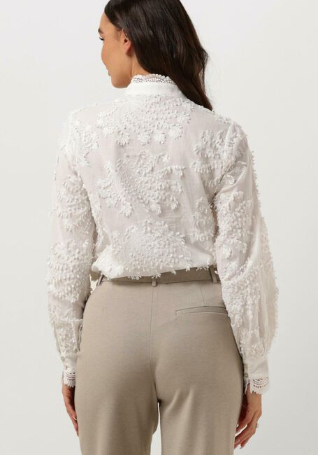 Witte BRUUNS BAZAAR Blouses LINGON CHARLOTTA SHIRT - large