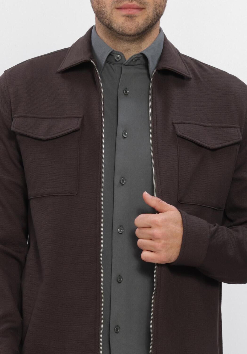 Bruine DSTREZZED Overshirt DS_PIKE OVERSHIRT - large