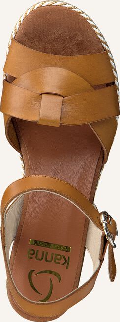 Cognac KANNA Platte sandalen 20141 Cognac KANNA Platte sandalen 20141 - large