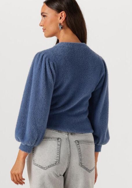 Blauwe CATWALK JUNKIE Trui FUZZY PUFF SLEEVE KNIT - large