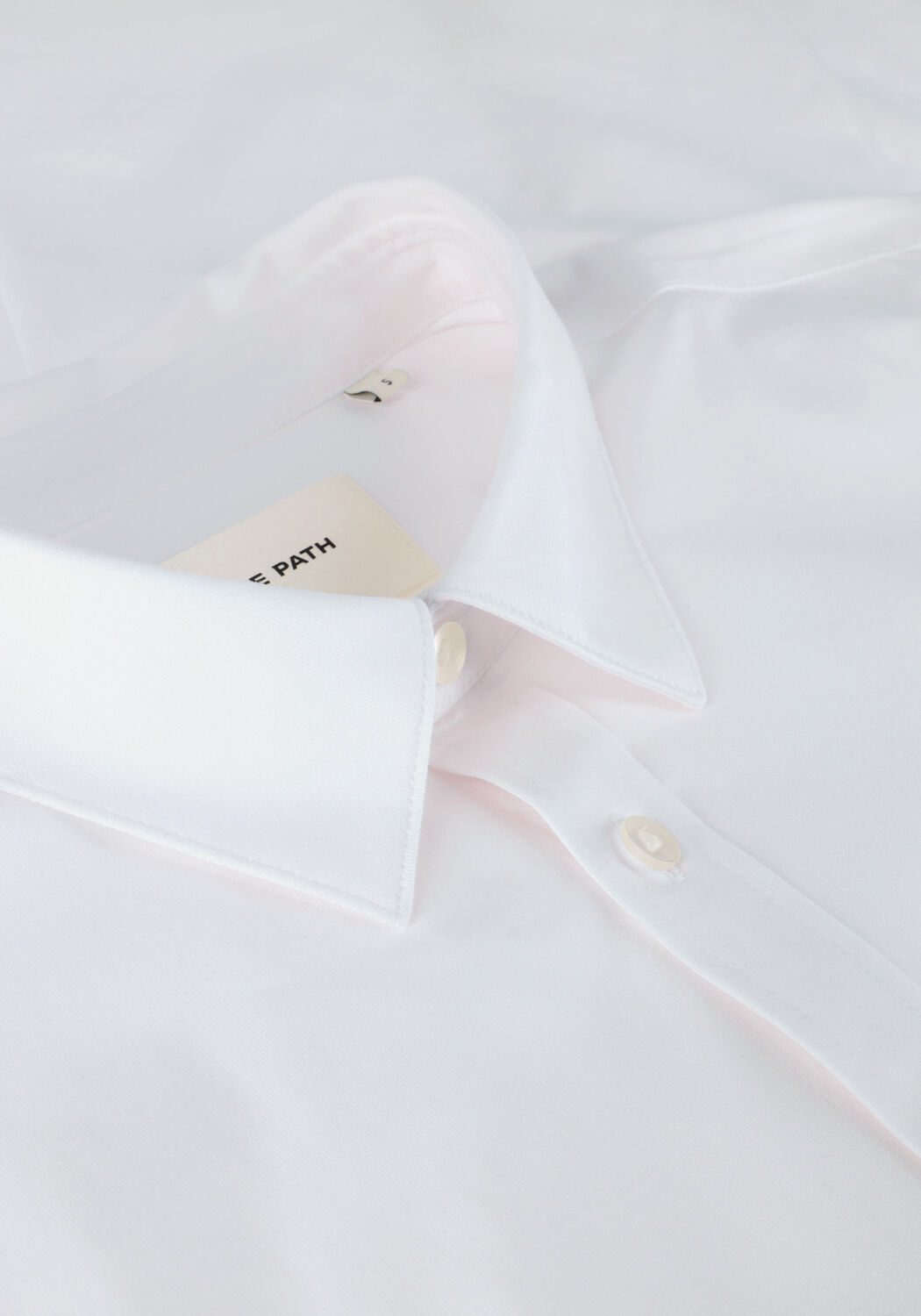 Witte PURE PATH Casual overhemd JERSEY BASIS SHIRT - large