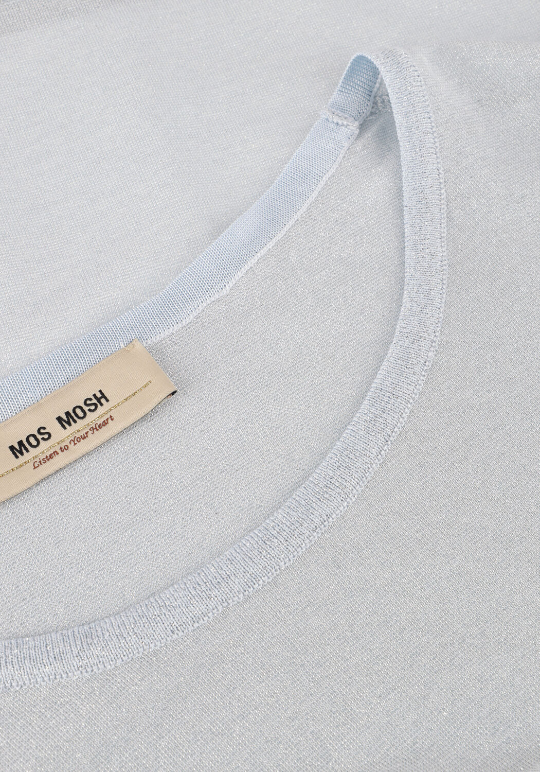 Blauwe MOS MOSH T-shirt MMKAY TEE - large