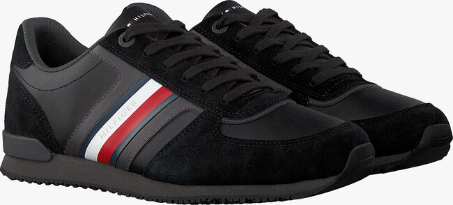 Zwarte TOMMY HILFIGER Lage sneakers ICONIC RUNNER - large