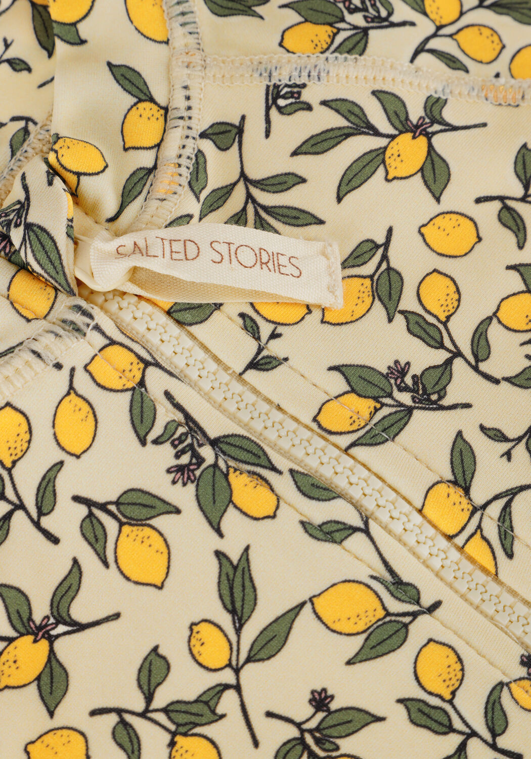 Gele SALTED STORIES UV-badkleding LEMONS SWIM TEE - large