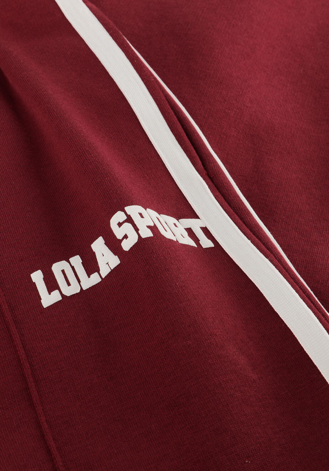 Bordeaux THE LOLA CLUB Joggingbroek JADE - large