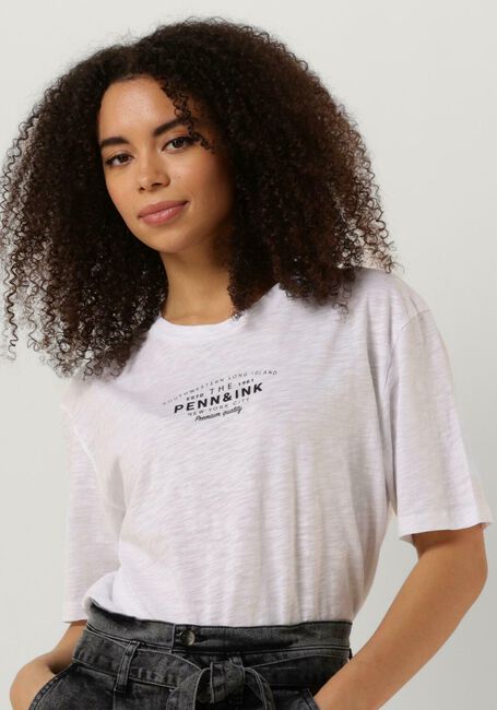 Witte PENN & INK T-shirt S23F1248 1 - large