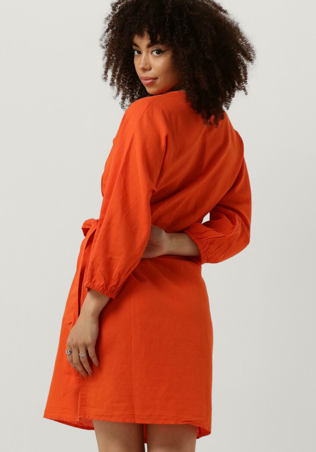MSCH COPENHAGEN Dames Jurken Mschmirilla 3 4 Wrap Dress Oranje