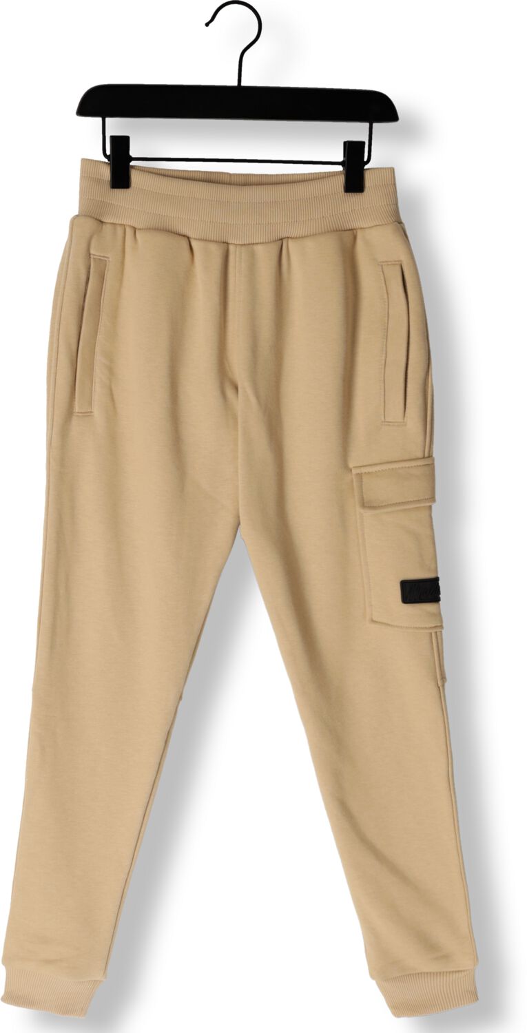 MALELIONS Jongens Broeken Cargo Sweatpants Beige
