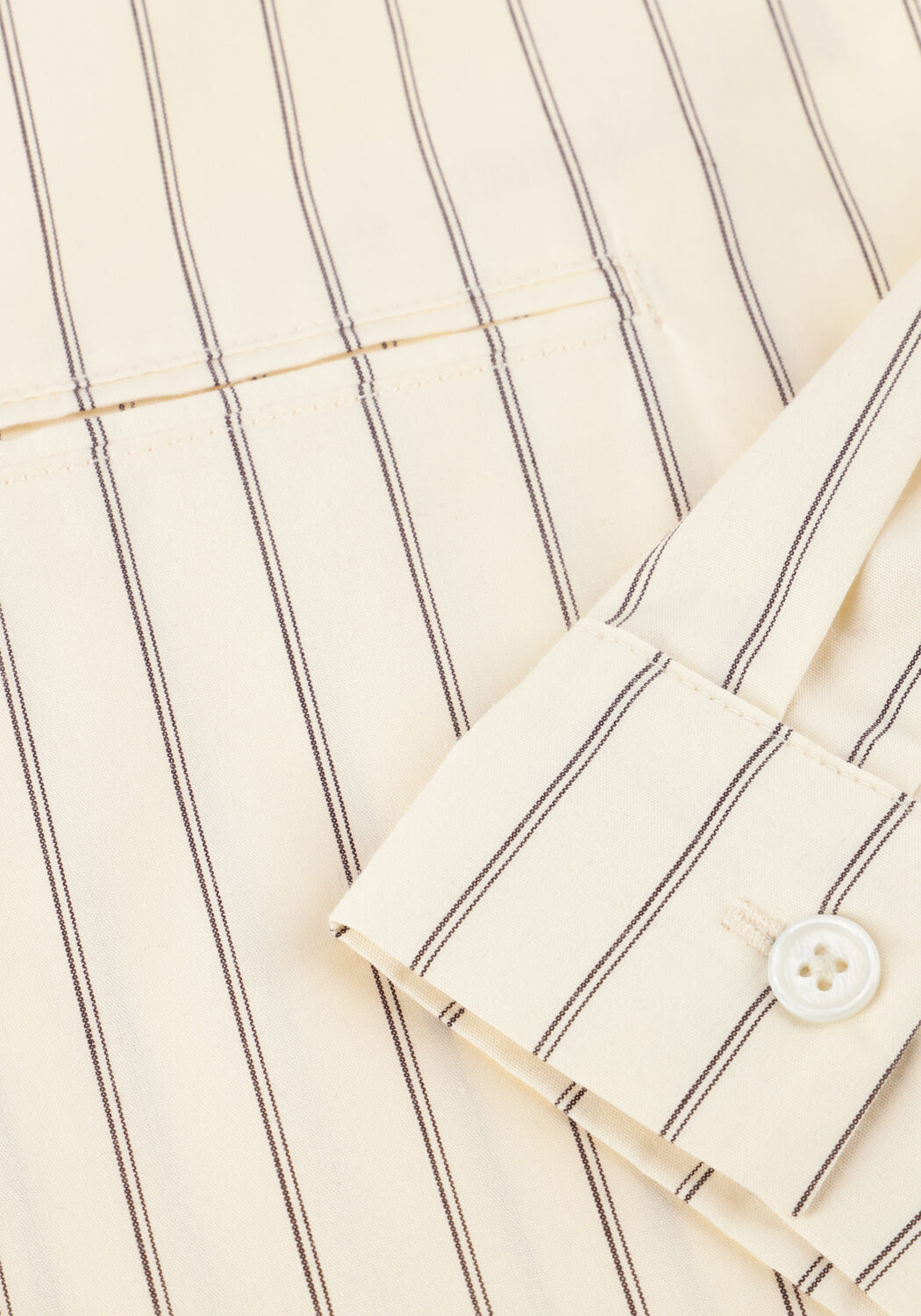 Creme WITHBLACK Blouses WBLELVOR LS SHIRT - large